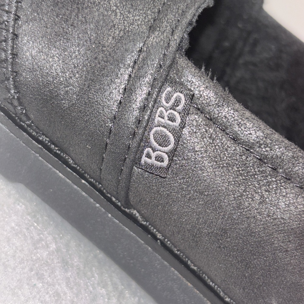 Bobs by Skechers Chill Lugs Urban Spell Women 8.5 Black Slip On Memory Foam EUC - Picture 15 of 16